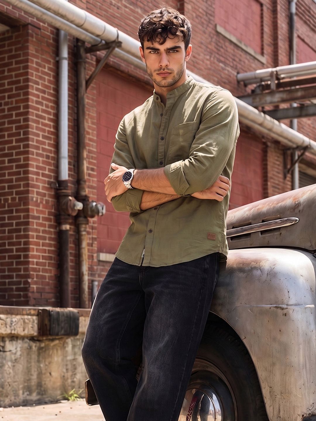 The Roadster Life Co. Pure Cotton Casual Shirt