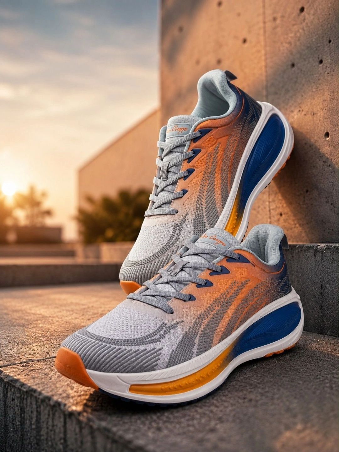 Allen Cooper Men Mesh Running Shoes