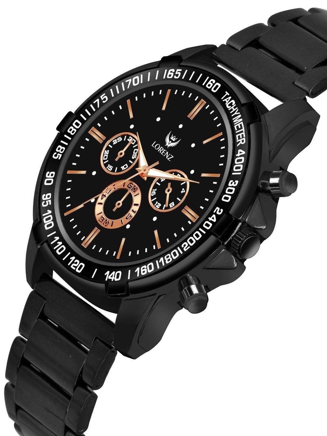 Buy LORENZ Unisex Brass Dial & Bracelet Style Straps Analogue