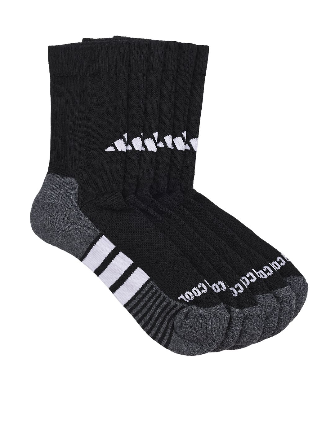 ADIDAS Unisex Pack of 3 Striped Above Ankle Socks