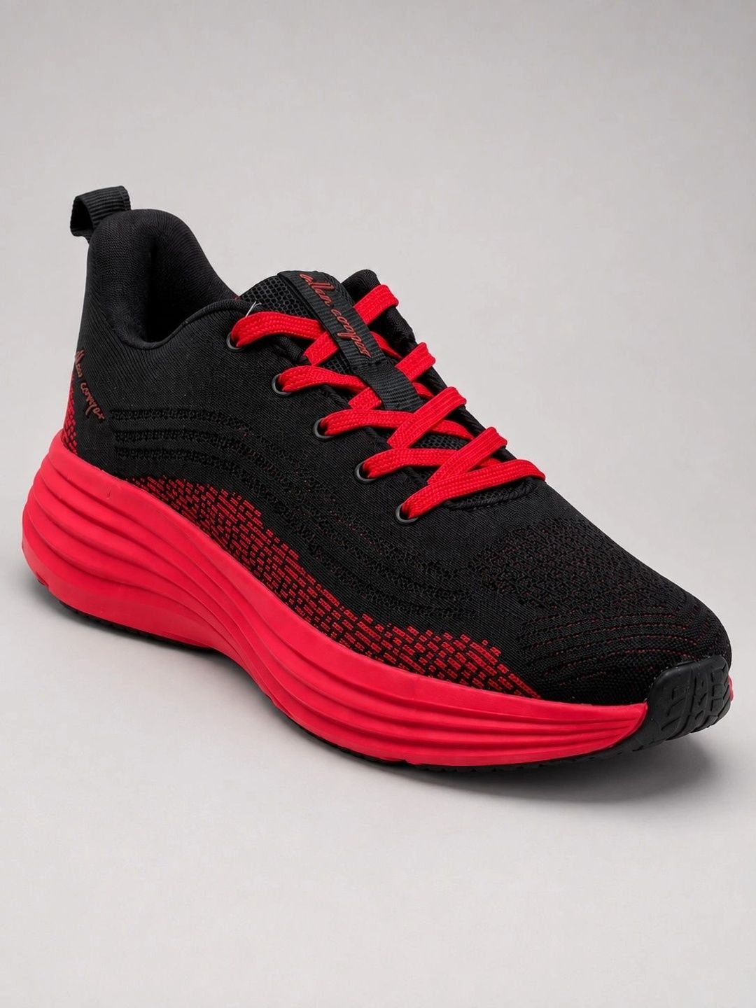 Allen Cooper Men Mesh Running Non-Marking Shoes