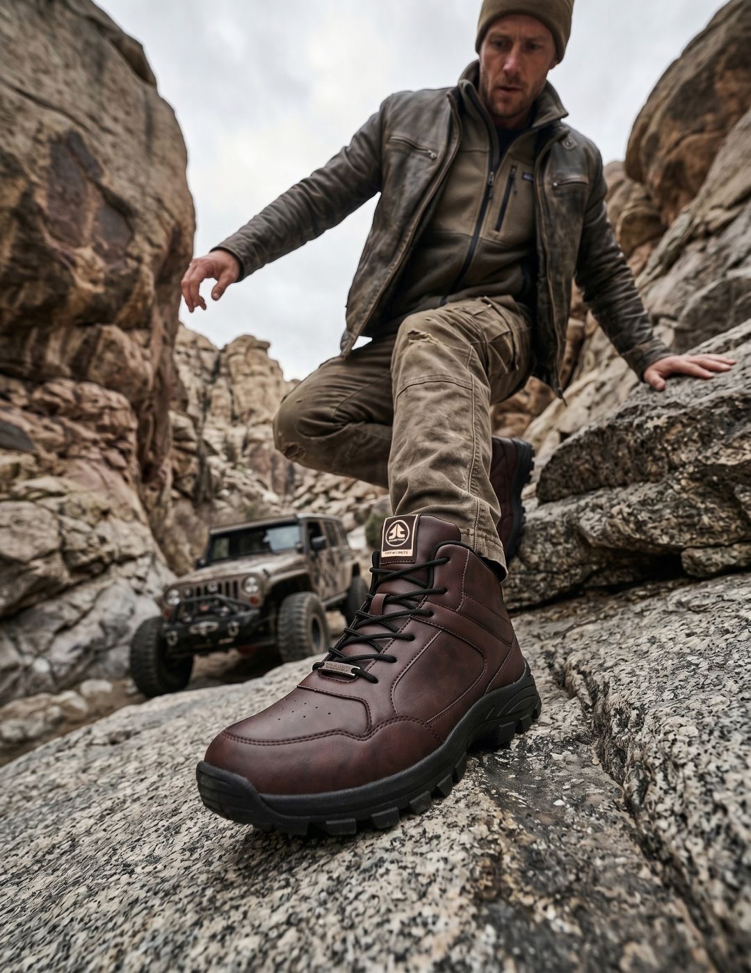 OFF LIMITS Men High-Top Trekking Non-Marking Shoes