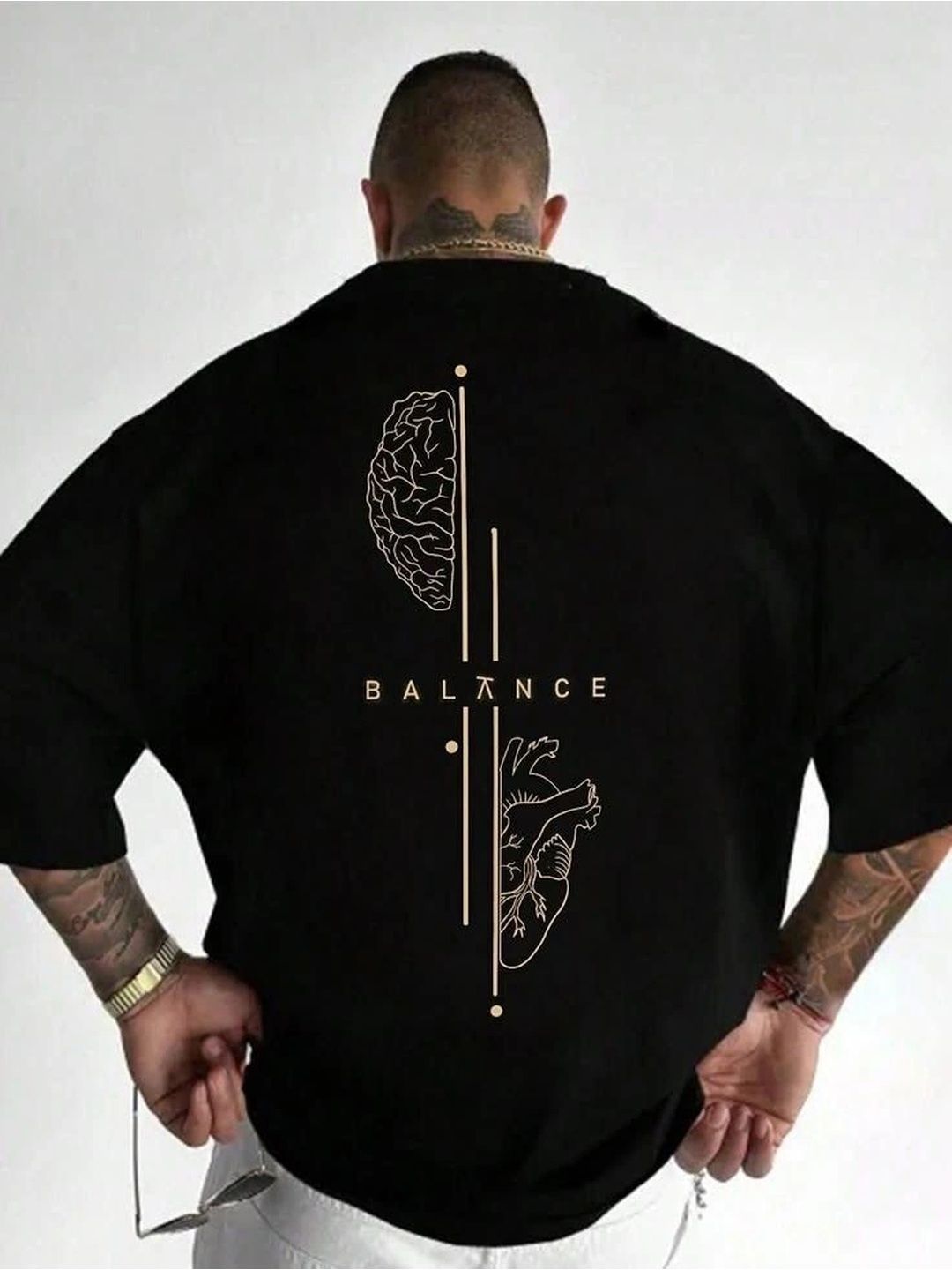 Moda Rapido Men Printed Drop-Shoulder Sleeves T-shirt