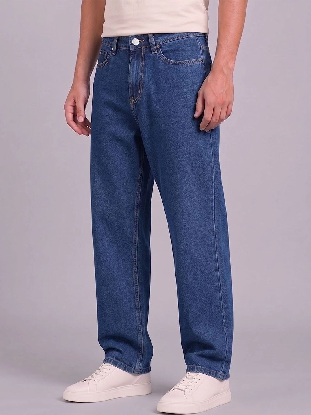 THUNDER JEANS Men Mid-Rise Jeans