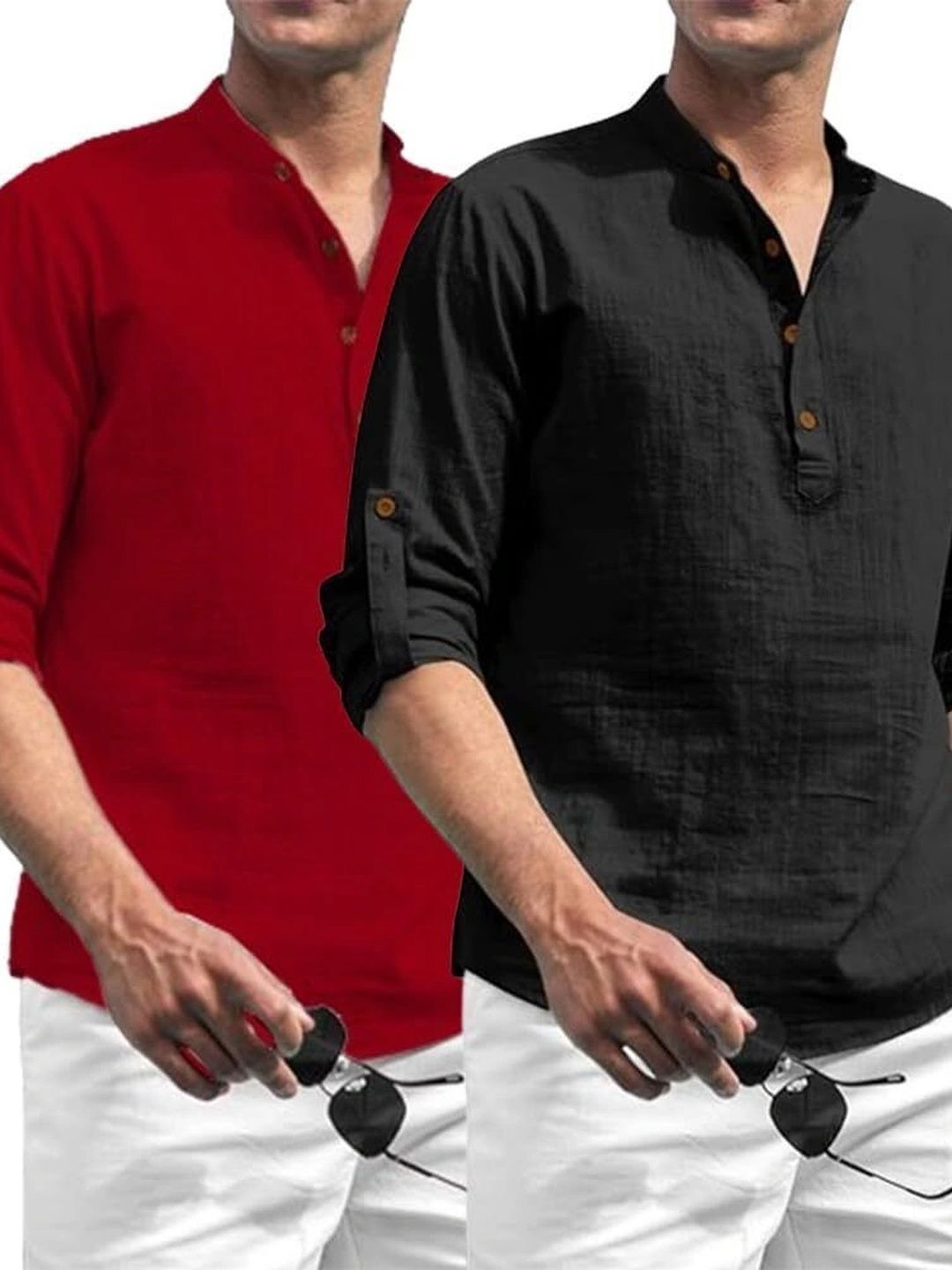 Amrit Trending Men Pack of 2  Kurta