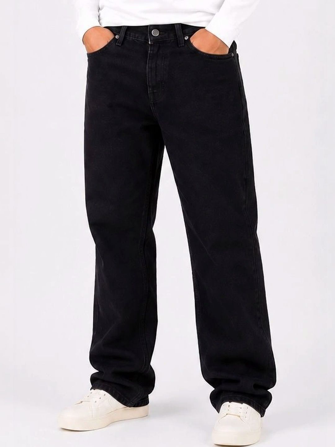 MQ Denim Men Straight Fit Mid-Rise Jeans