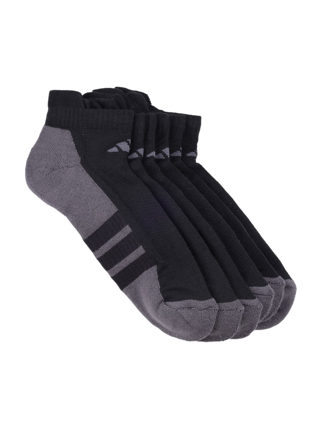ADIDAS Unisex Pack of 3 Colourblocked Ankle Length Socks