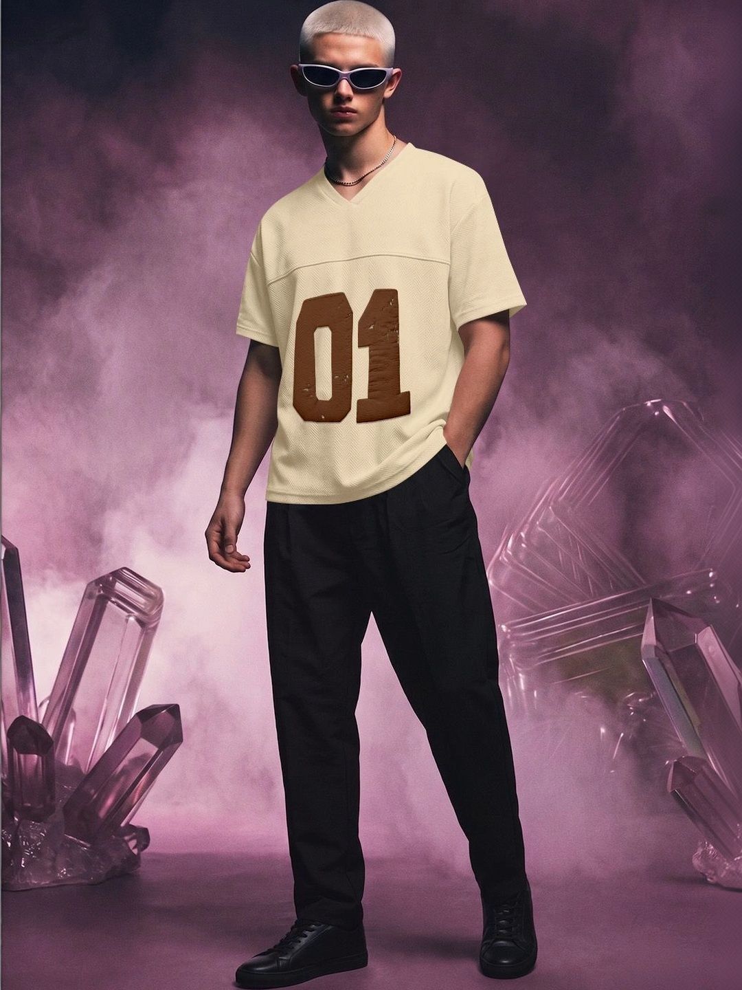 FTX Men V-Neck T-shirt