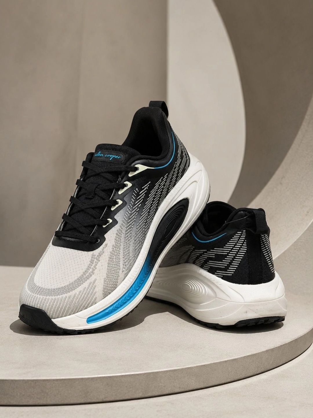 Allen Cooper Men Mesh Running Shoes