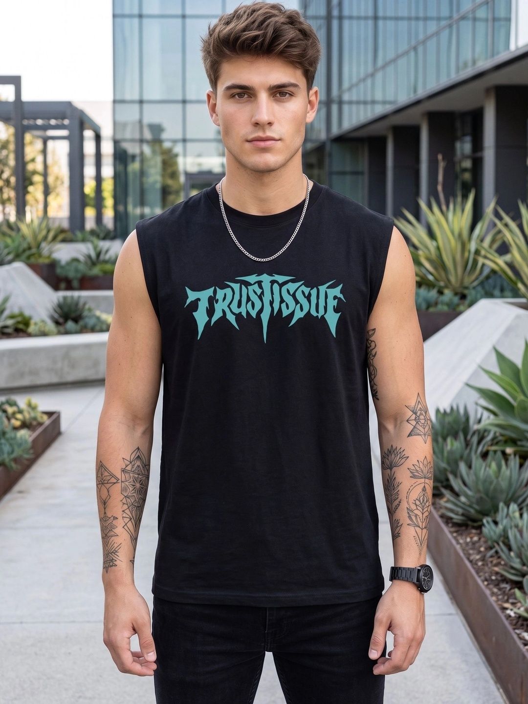 BAESD Men Typography Printed T-shirt
