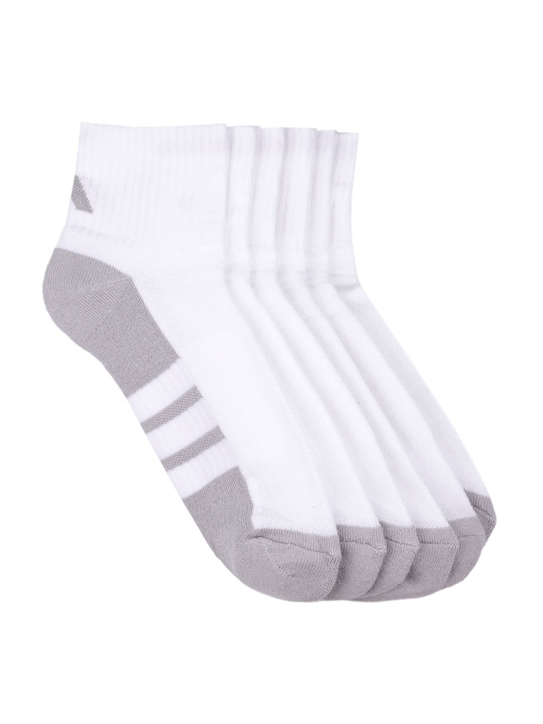 ADIDAS Unisex Pack of 3 Colourblocked Ankle Length Socks