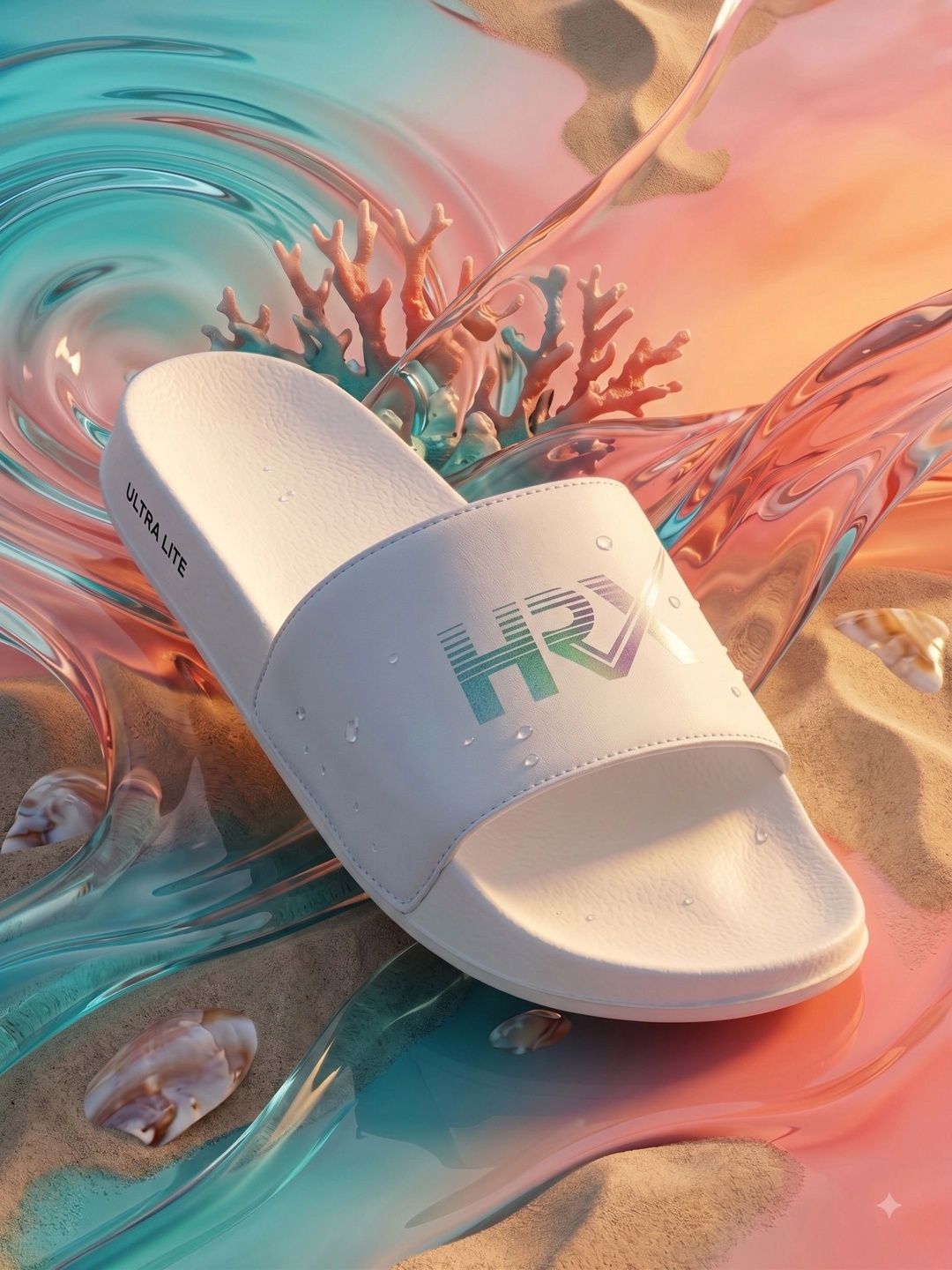 HRX by Hrithik Roshan Men Printed Sliders
