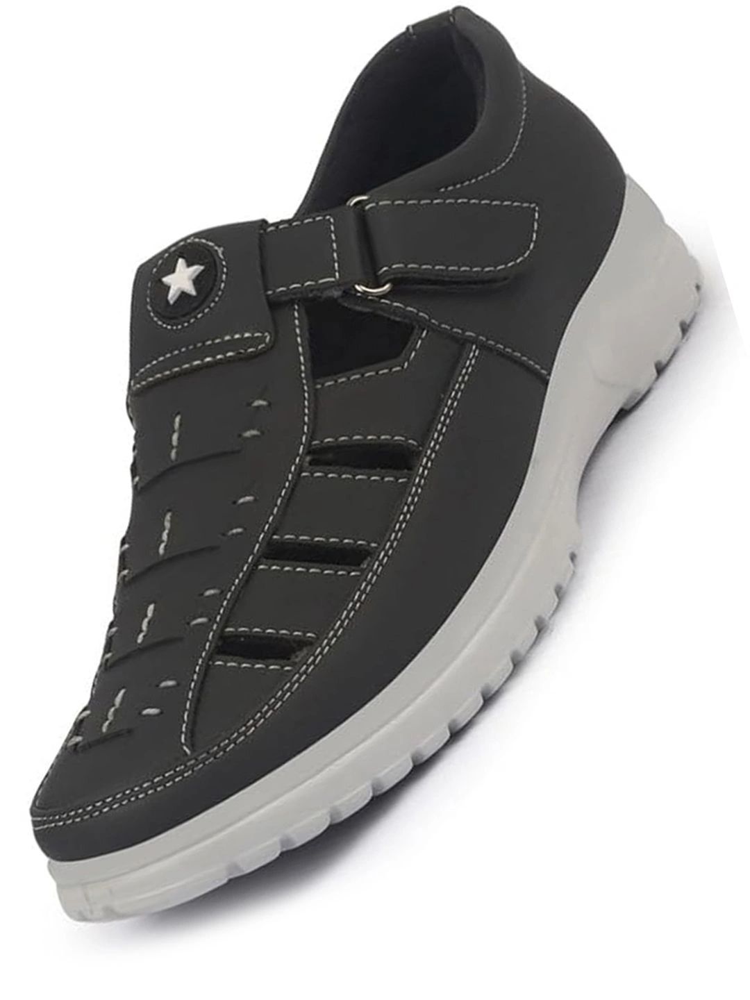 FAUSTO Men PU Shoe-Style Sandals