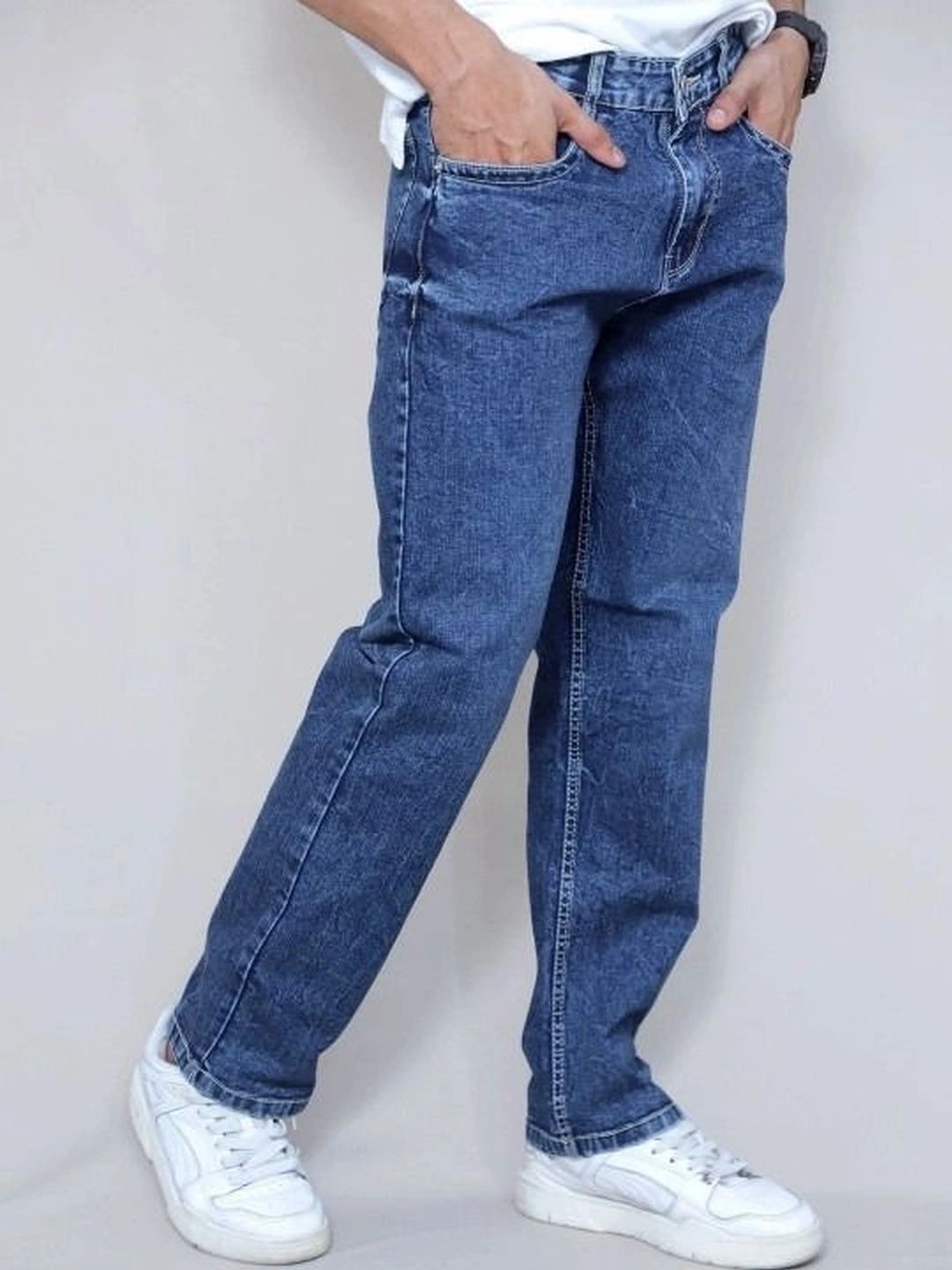 Moda Rapido Men Straight Fit Mid-Rise Light Fade Jeans