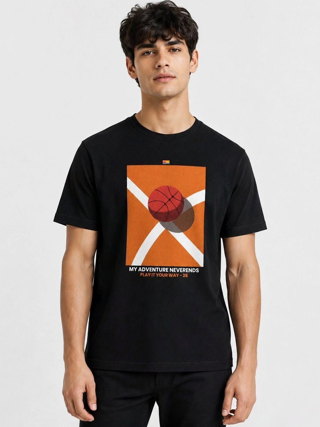 My Adventure Neverends Men Printed T-shirt