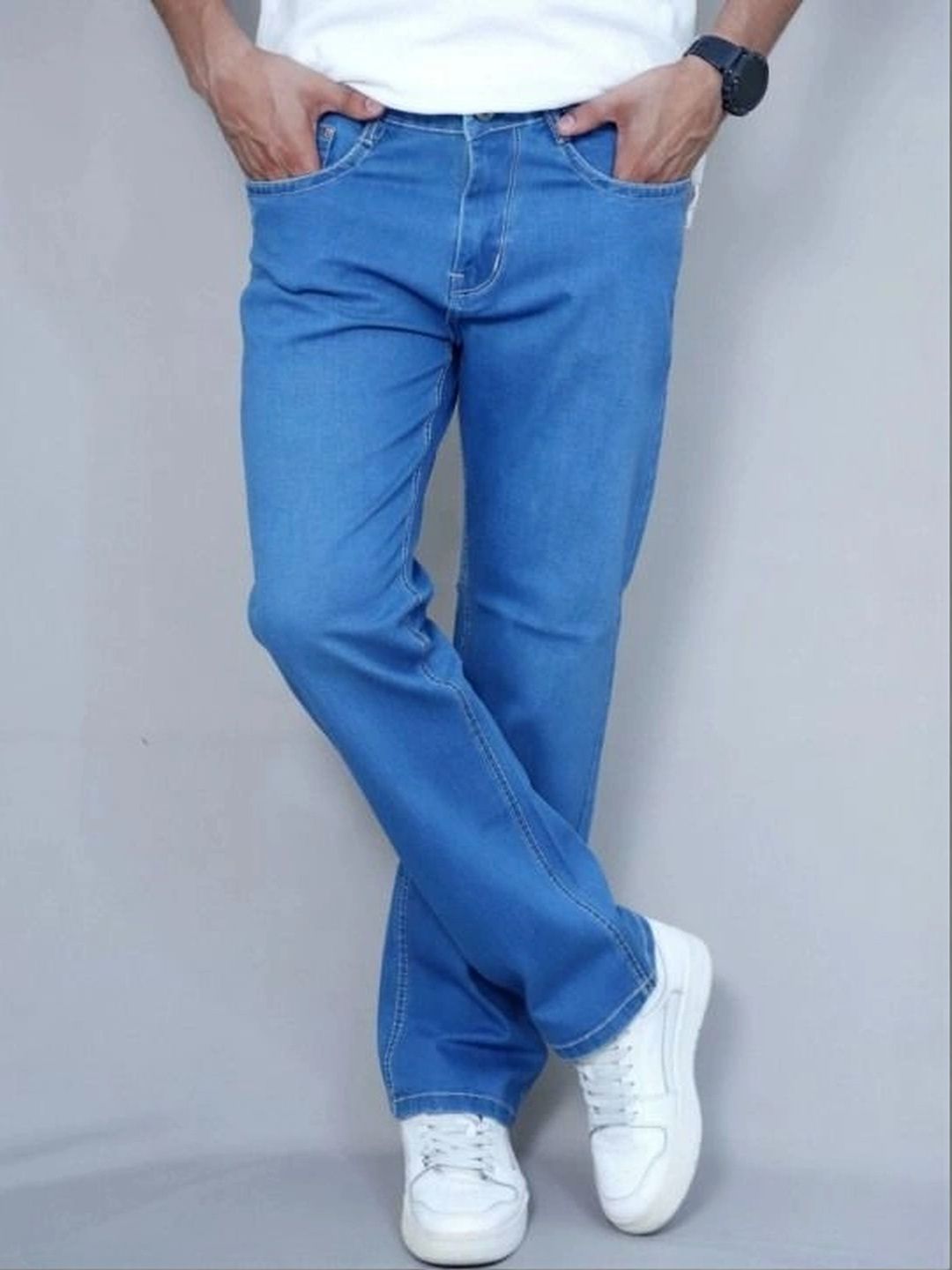 Moda Rapido Men Straight Fit Mid-Rise Light Fade Jeans