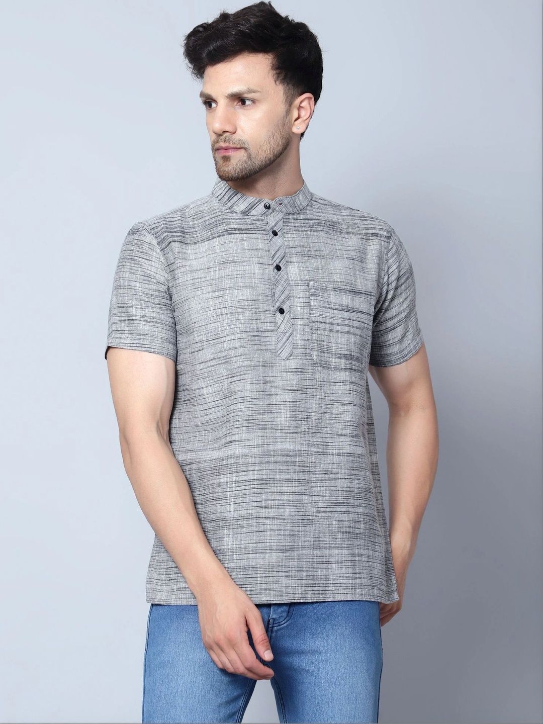 Latest Chikan Garments Men Khadi Kurta