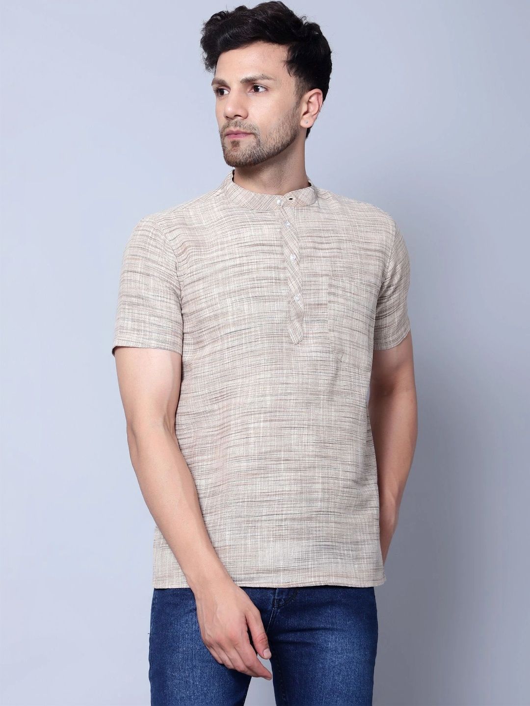 Latest Chikan Garments Men Khadi Kurta