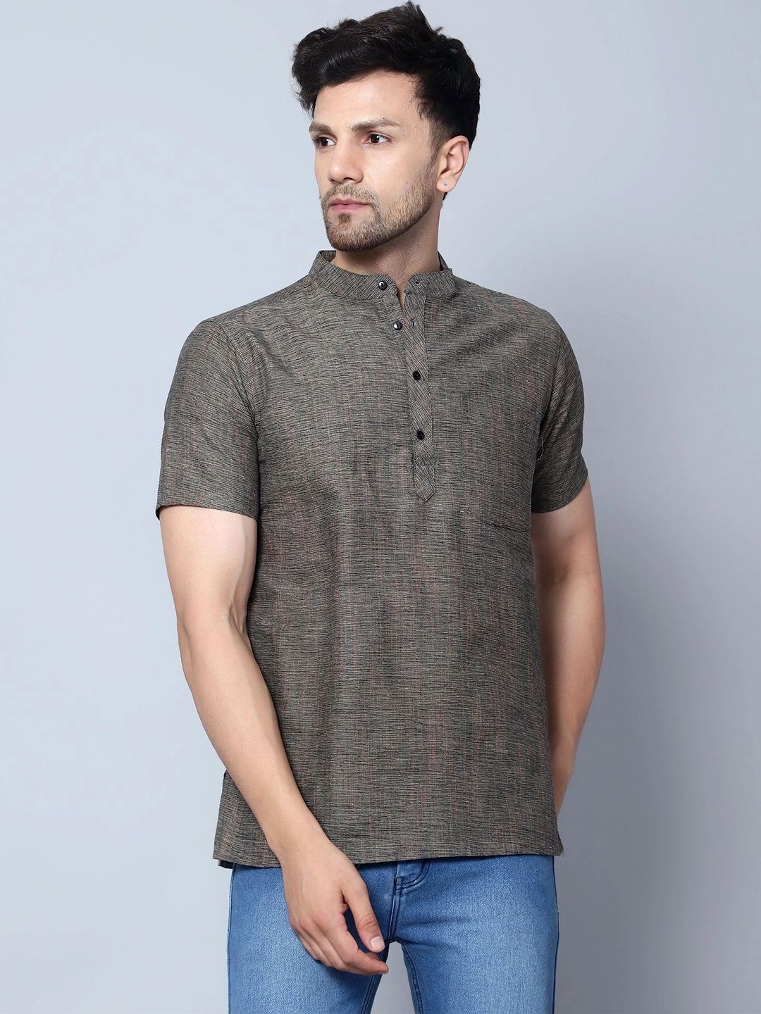 Latest Chikan Garments Men Khadi Kurta