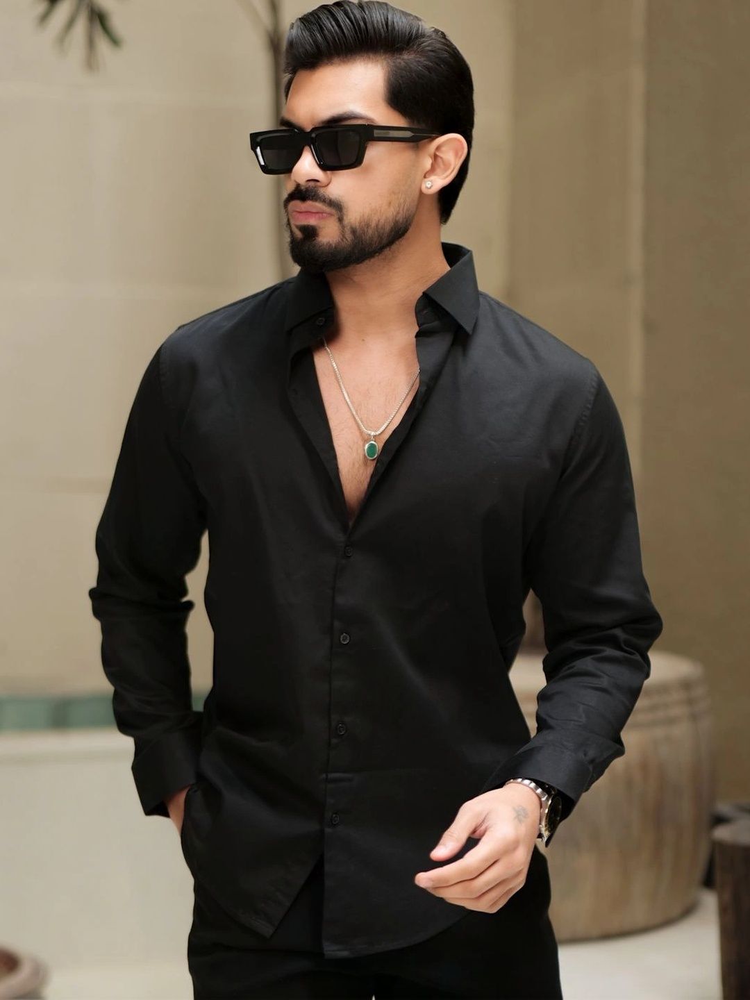 Urban Scissors Men Comfort Casual Shirt