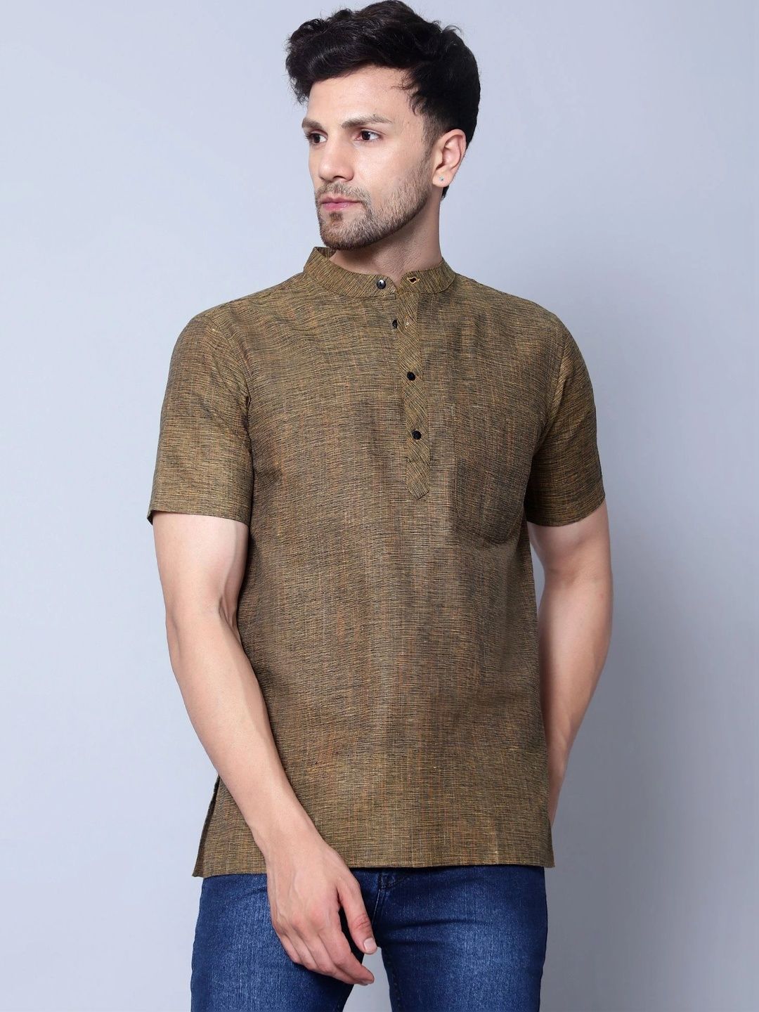 Latest Chikan Garments Men Khadi Kurta