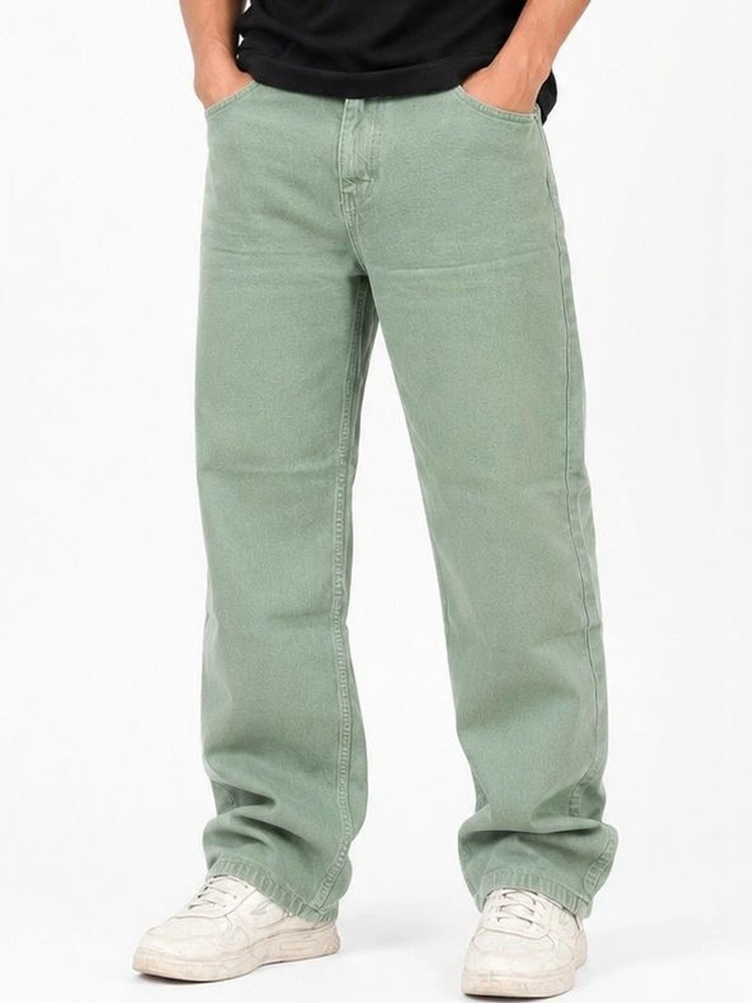 MQ Denim Men Straight Fit Mid-Rise Jeans