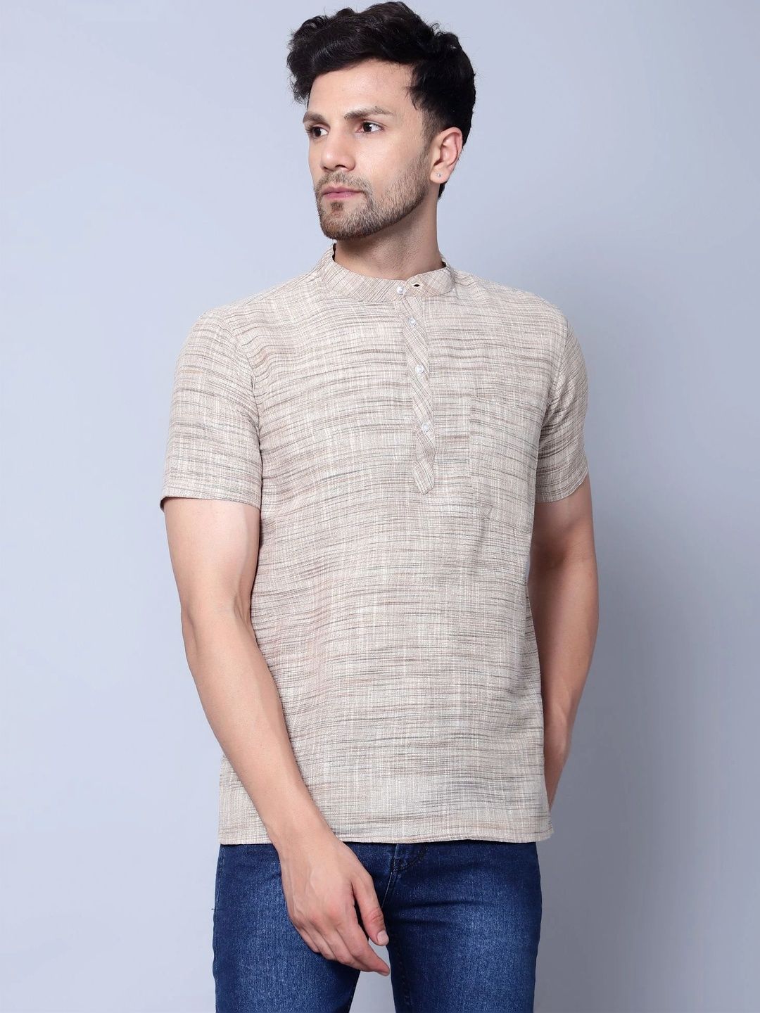 Latest Chikan Garments Men Khadi Kurta