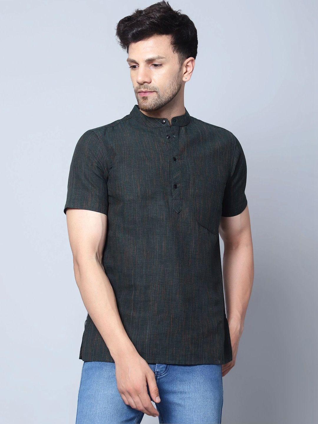 Latest Chikan Garments Men Khadi Kurta