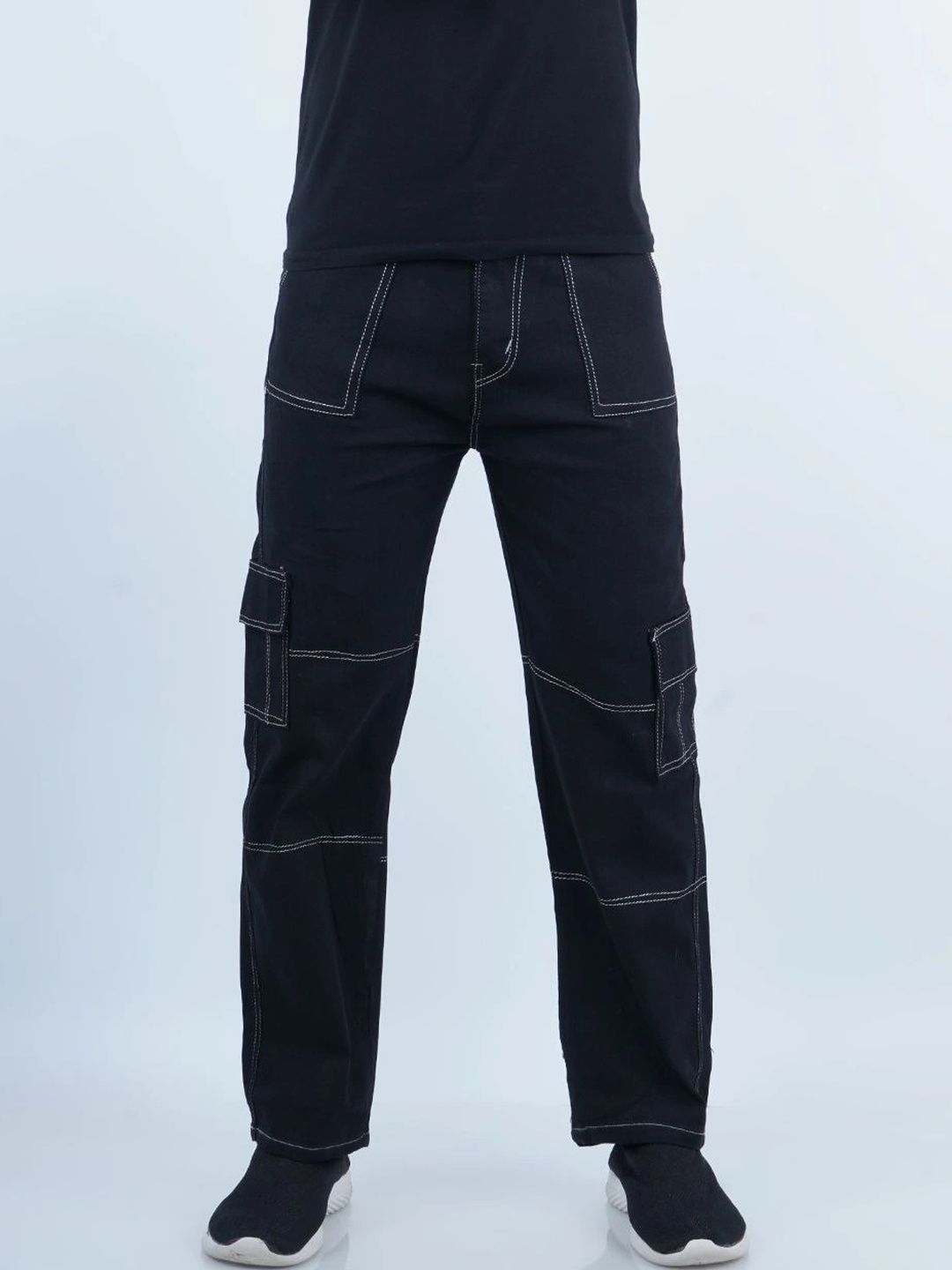 Metronaut Men Classic Relaxed Fit Mid-Rise Stretchable Jeans