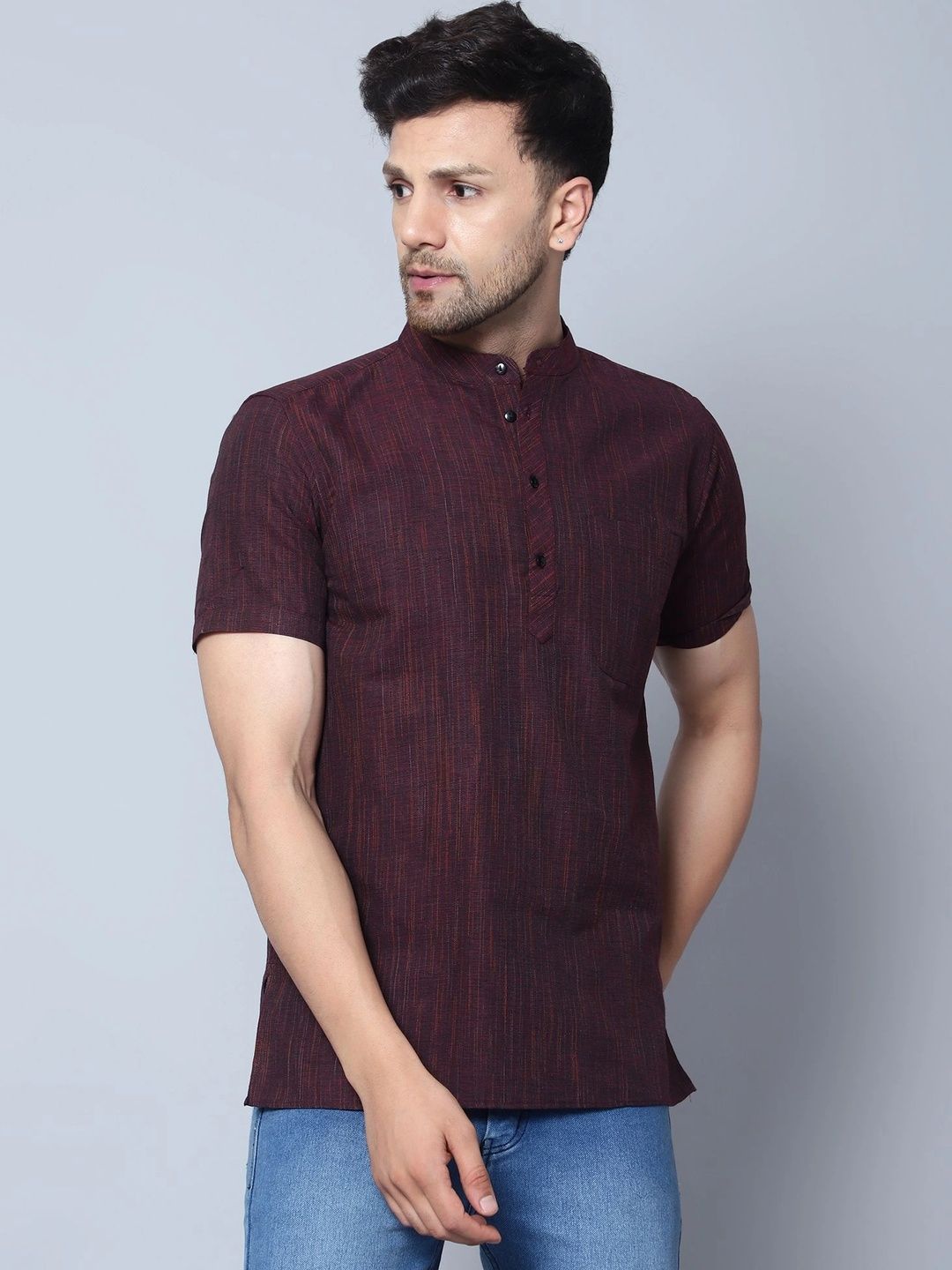 Latest Chikan Garments Men Khadi Kurta