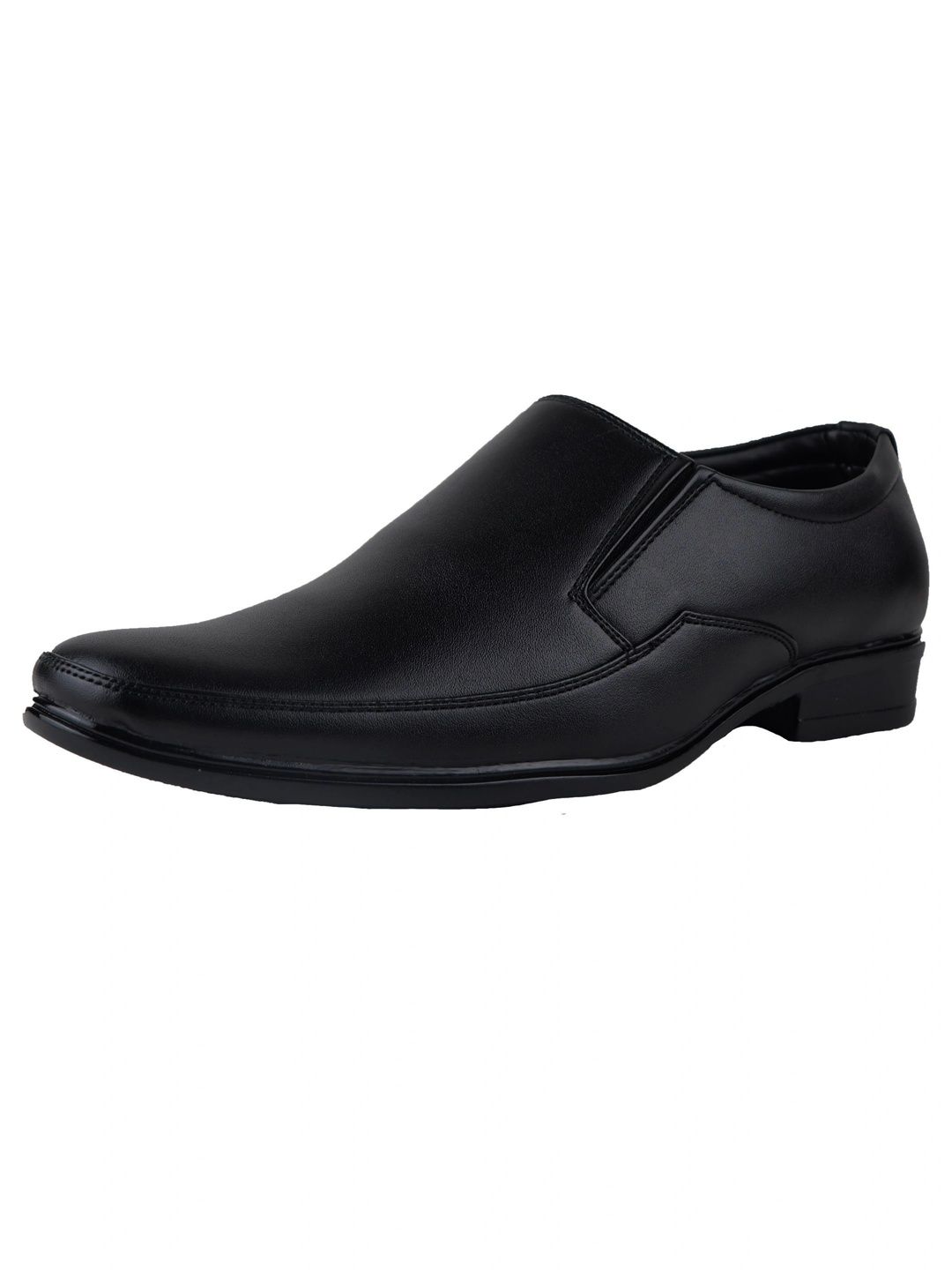 HikBi Men Leather Formal Slip-On Shoes