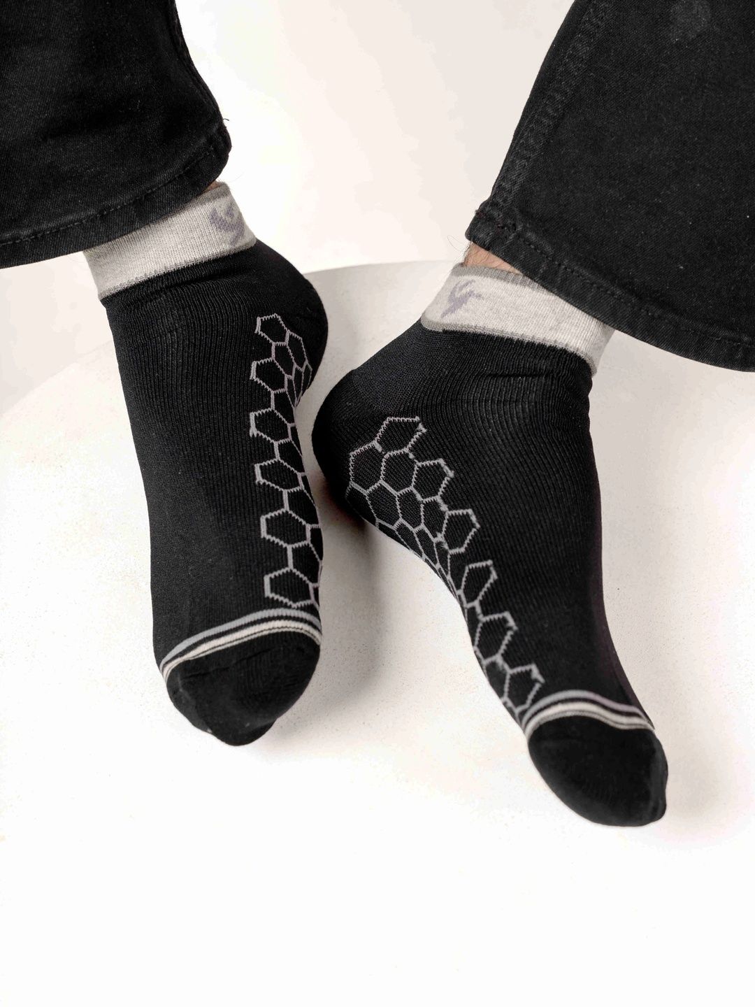 Verosmart Men Patterned Above Ankle Socks