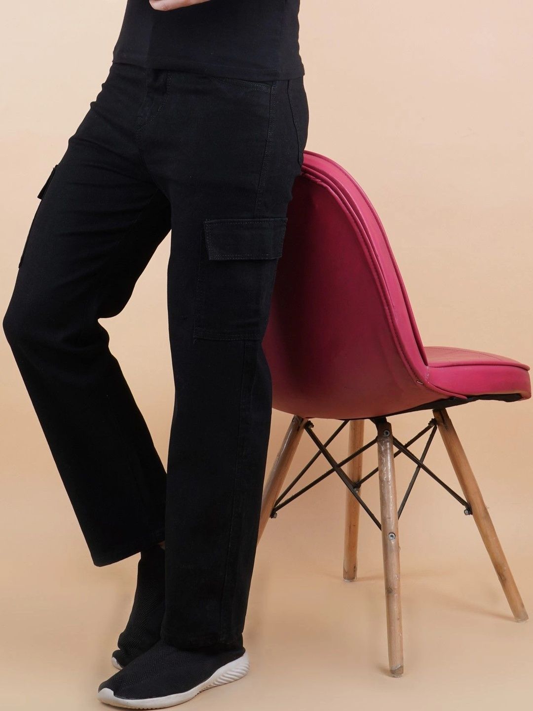 R.Code by The Roadster Life Co. Men Classic Regular Fit Mid-Rise Coated Stretchable Jeans