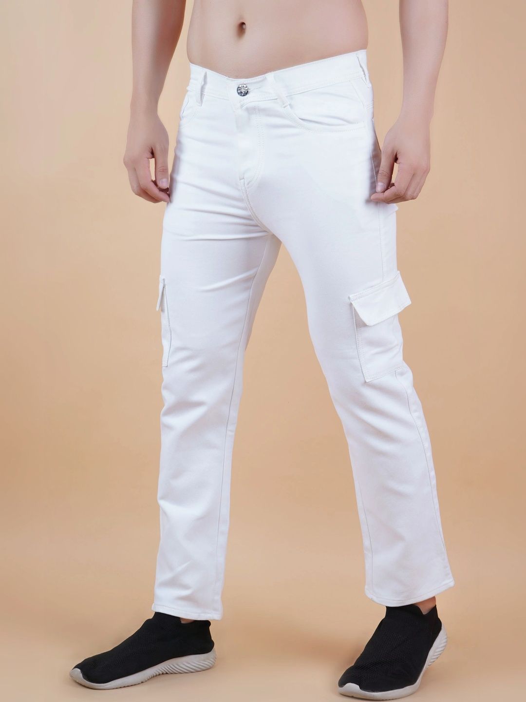R.Code by The Roadster Life Co. Men Classic Regular Fit Mid-Rise Stretchable Jeans