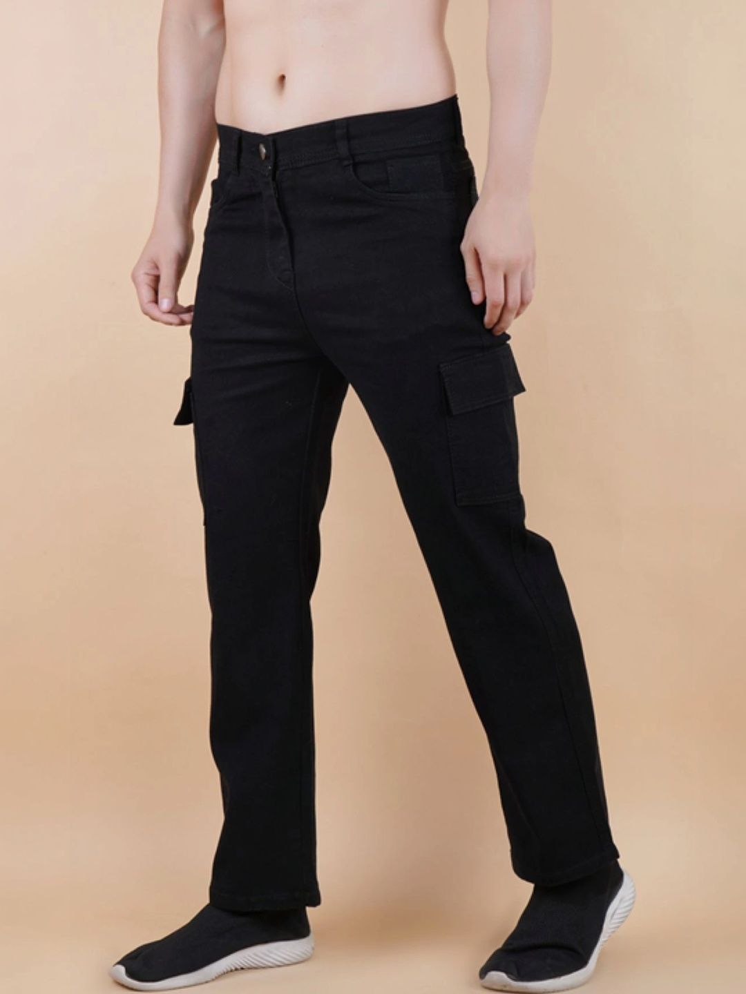 HERE&NOW Men Classic Regular Fit Mid-Rise Stretchable Jeans