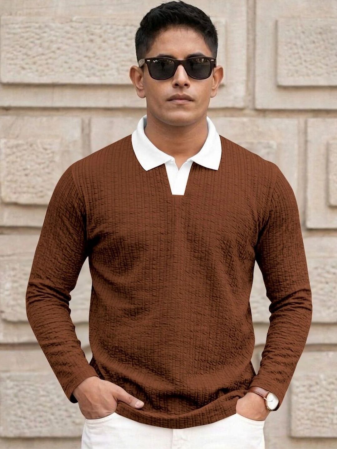 Moda Rapido Men Polo Collar T-shirt