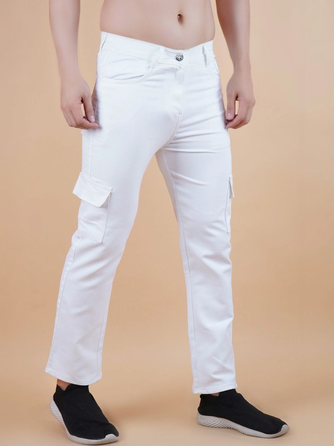 HERE&NOW Men Classic Regular Fit Mid-Rise Stretchable Jeans