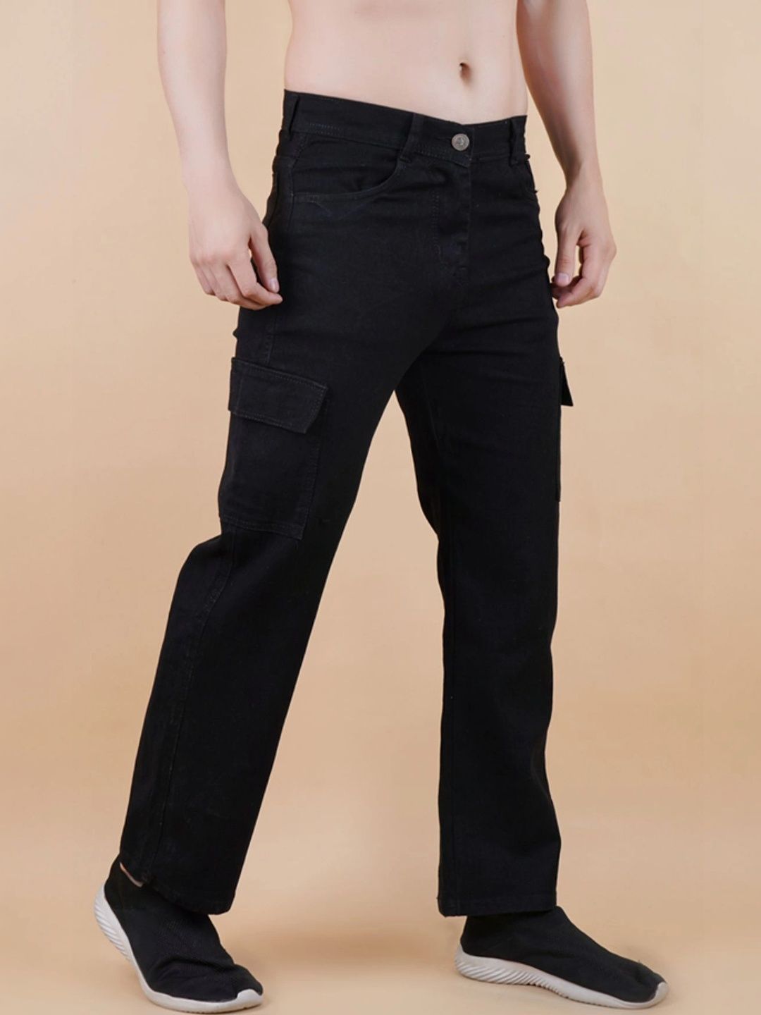 R.Code by The Roadster Life Co. Men Classic Regular Fit Mid-Rise Stretchable Jeans