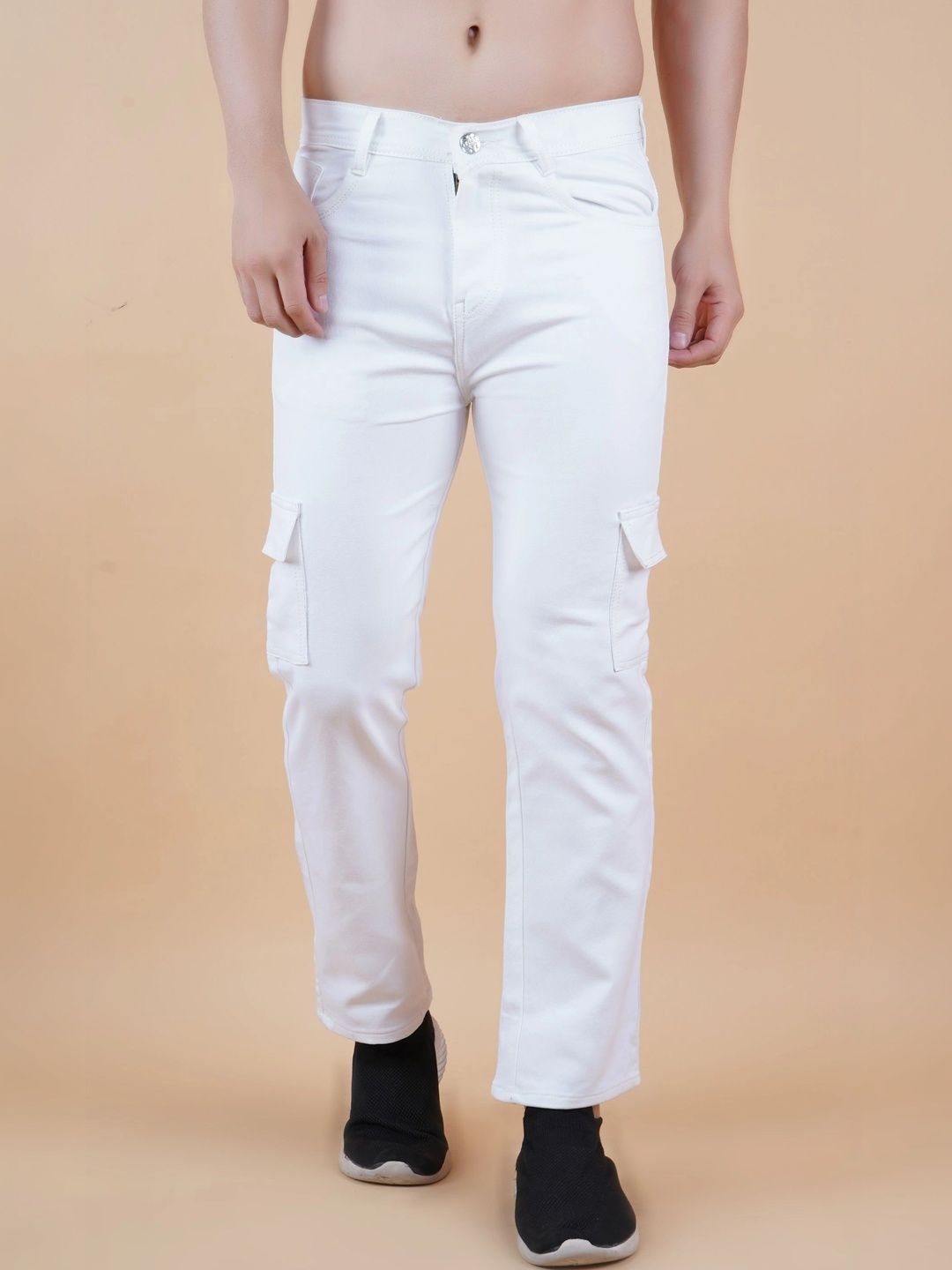 R.Code by The Roadster Life Co. Men Classic Regular Fit Mid-Rise Stretchable Jeans