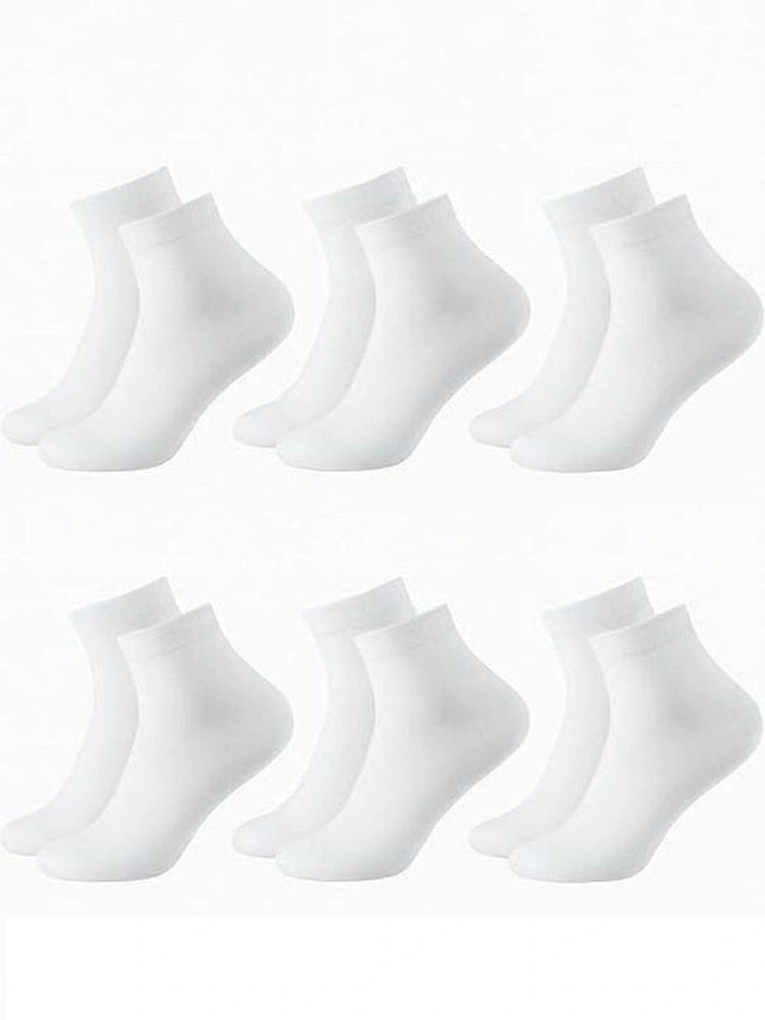 GYMOX Men Pack of 6 Cotton Blend Assorted Ankle Length Socks