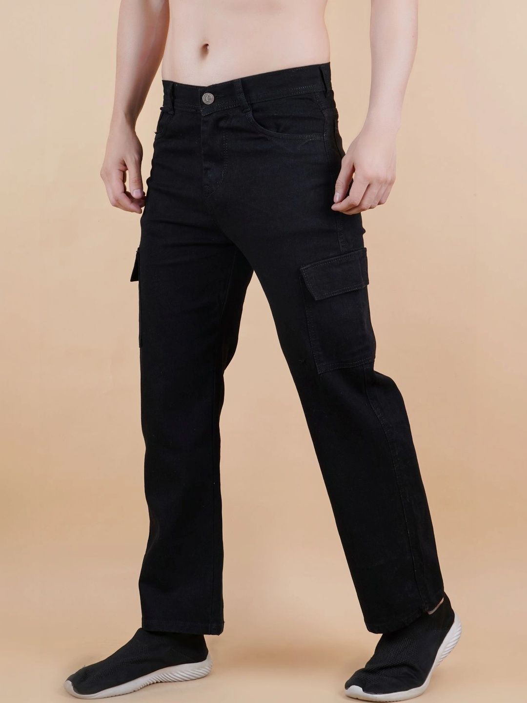 R.Code by The Roadster Life Co. R.Code by The Roadster men Life Co. Men Classic Regular Fit Mid-Rise Stretchable Jeans