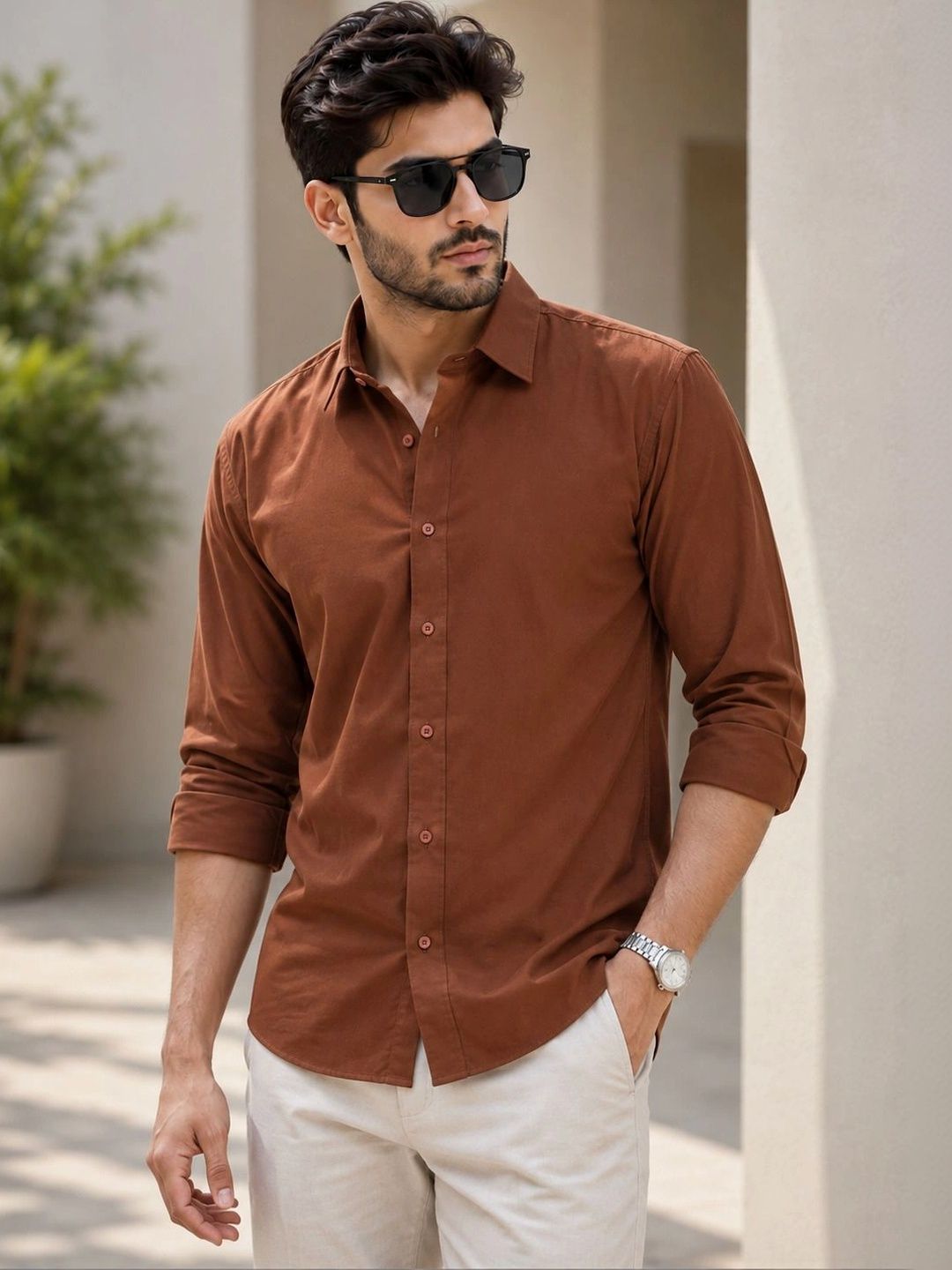 NEXOIRA Men Relaxed Casual Shirt