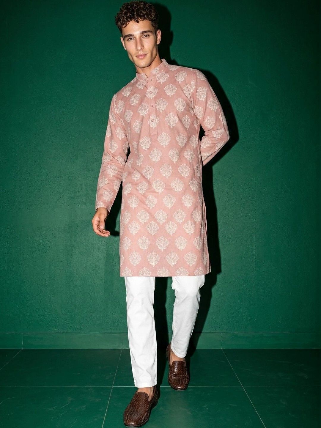 DRIP CHOWK Men Ethnic Motifs Printed Kurta