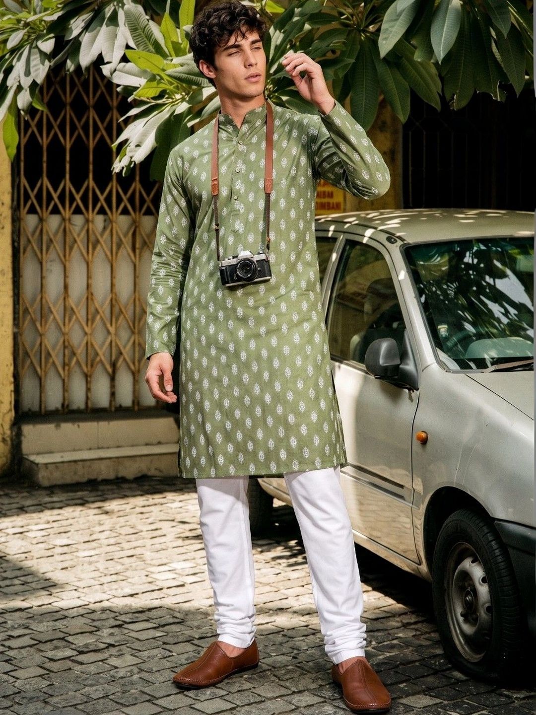 DRIP CHOWK Men Ethnic Motifs Printed Kurta