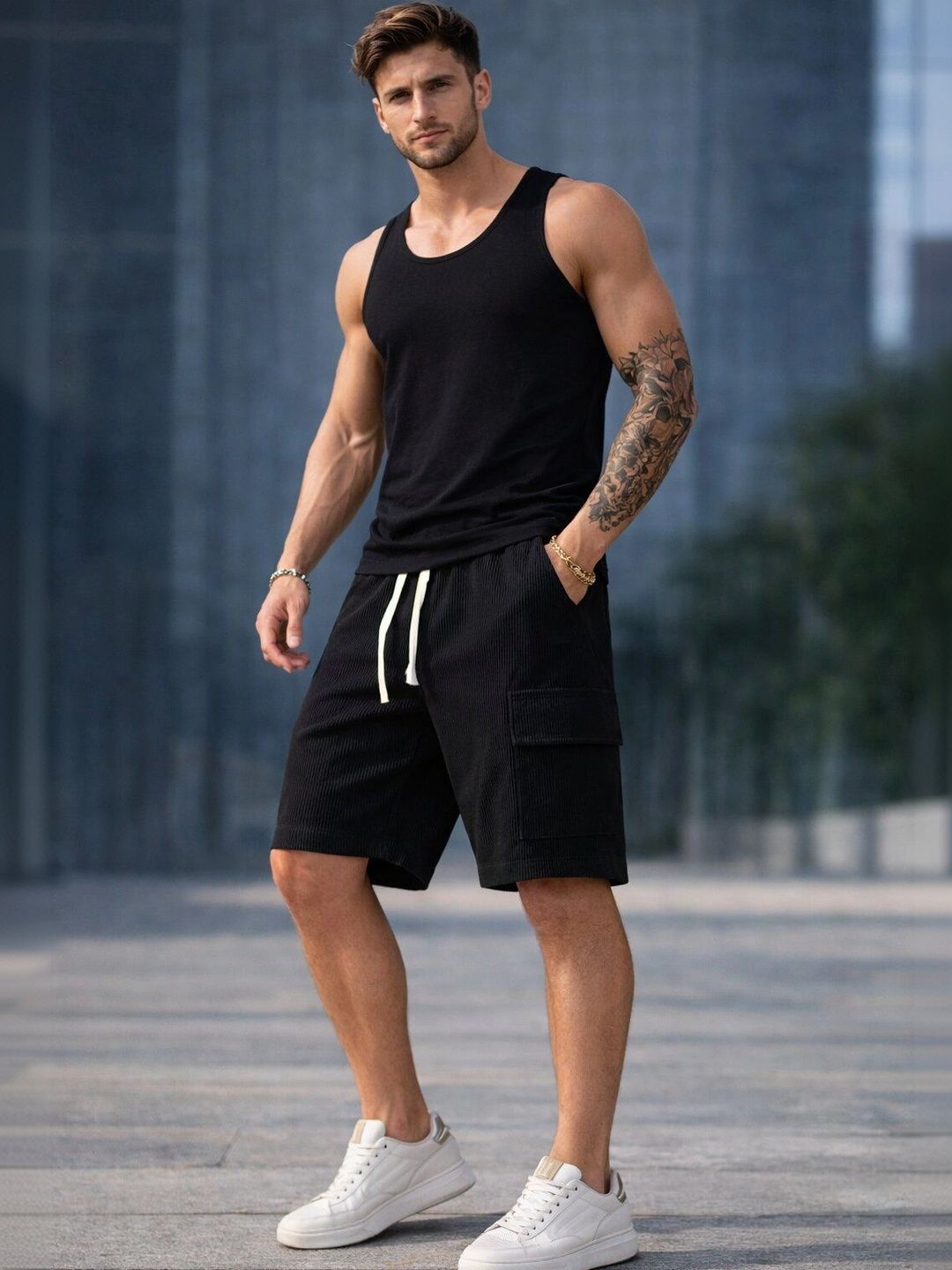 Mast & Harbour Men Cargo Shorts