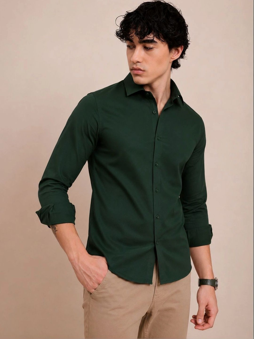 Lee Cross Men Slim Fit Casual Shirt