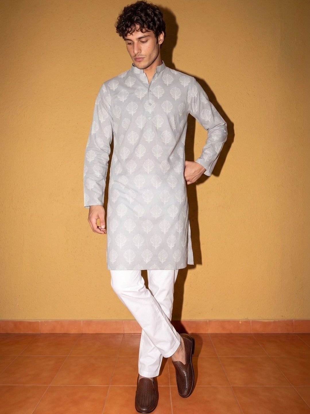 DRIP CHOWK Men Ethnic Motifs Printed Kurta