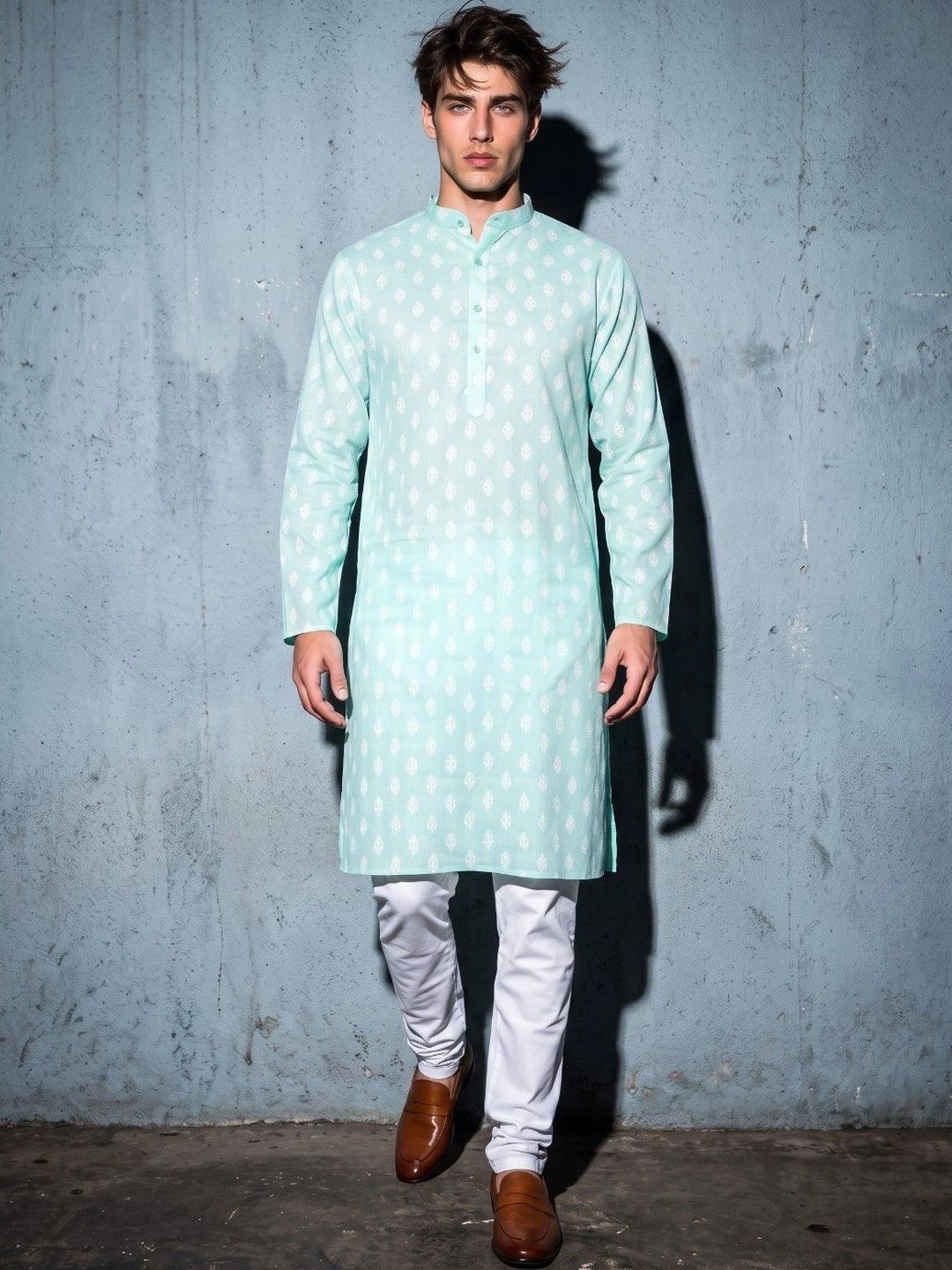 DRIP CHOWK Men Ethnic Motifs Printed Kurta