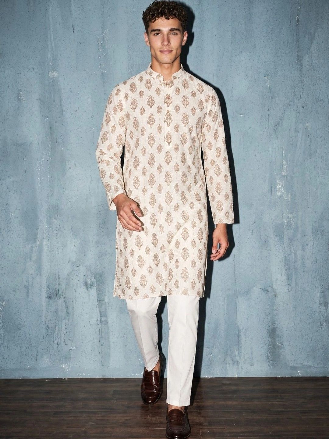 DRIP CHOWK Men Ethnic Motifs Printed Kurta