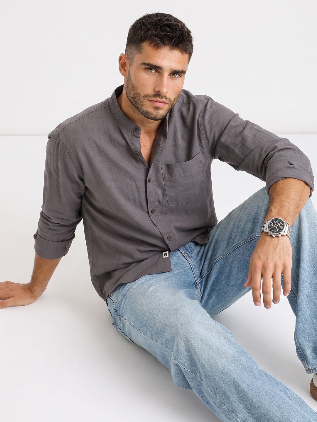 The Roadster Life Co. Pure Cotton Casual Shirt